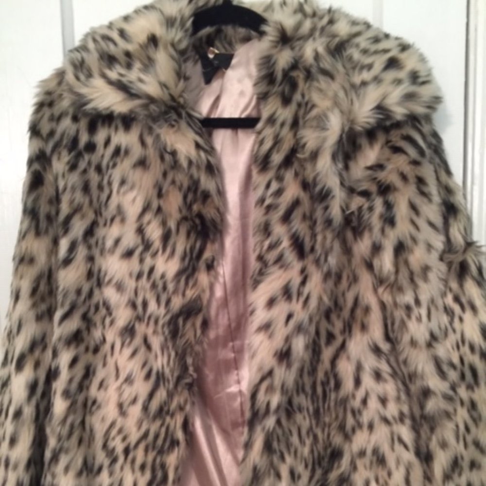 NWT J. Crew Leopard Coat